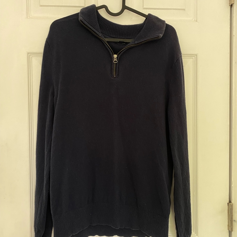 Quarter zip j crew sweater